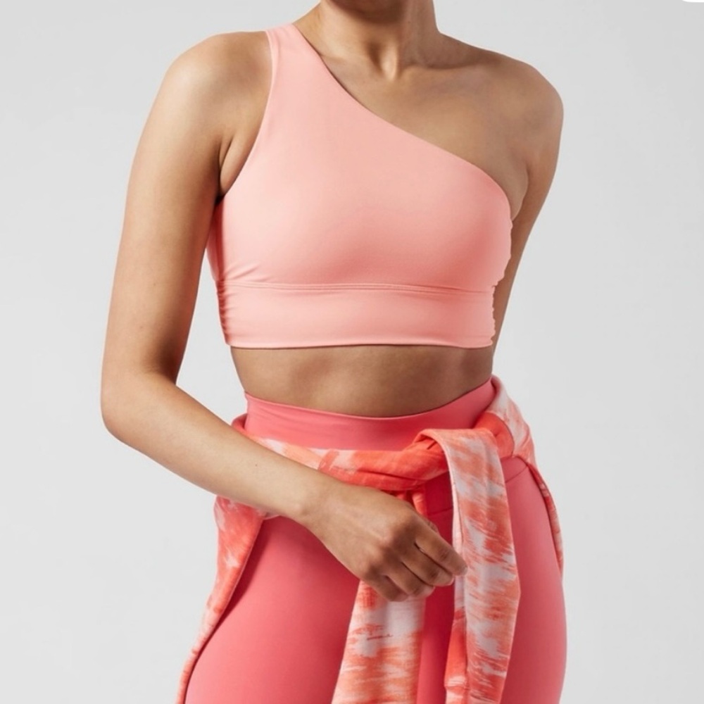 Athleta Athena Sports Bra Size Small Yoga Activewear One Shoulder